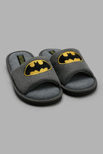 Load image into Gallery viewer, Redtag-Grey-Batman-Character-Slipper-Slippers-Senior-Boys-5 to 14 Years