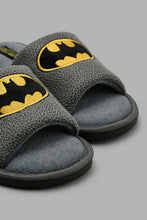 Load image into Gallery viewer, Redtag-Grey-Batman-Character-Slipper-Slippers-Senior-Boys-5 to 14 Years