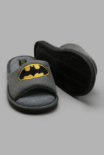 Load image into Gallery viewer, Redtag-Grey-Batman-Character-Slipper-Slippers-Senior-Boys-5 to 14 Years
