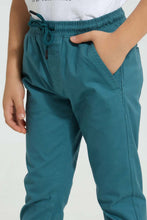 Load image into Gallery viewer, Redtag-Blue-Pull-On-Stretch-Jogger-Chinos-Boys-2 to 8 Years