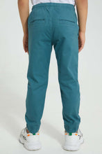Load image into Gallery viewer, Redtag-Blue-Pull-On-Stretch-Jogger-Chinos-Boys-2 to 8 Years