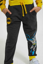 Load image into Gallery viewer, Redtag-Charcoal-Batman-Jog-Pant-Joggers-Boys-2 to 8 Years