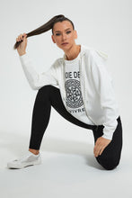 تنزيل الصورة على معرض الصور، Redtag-White-Long-Length--Sweatshirt-With-Zippers-Celebrity-Sweatshirts,-Colour:White,-Filter:Women's-Clothing,-New-In,-New-In-LDC,-Non-Sale,-S22A,-Section:Women-Women's-