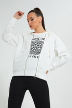 تنزيل الصورة على معرض الصور، Redtag-White-Long-Length--Sweatshirt-With-Zippers-Celebrity-Sweatshirts,-Colour:White,-Filter:Women's-Clothing,-New-In,-New-In-LDC,-Non-Sale,-S22A,-Section:Women-Women's-
