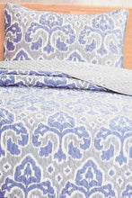 Load image into Gallery viewer, Redtag-Blue-Printed-2-Piece-Quilt-Set-(Single-Size)-Colour:Blue,-Filter:Home-Bedroom,-HMW-BED-Quilts,-New-In,-New-In-HMW-BED,-Non-Sale,-S22B,-Section:Homewares-Home-Bedroom-