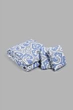 Load image into Gallery viewer, Redtag-Blue-Printed-3-Piece-Quilt-Set-(Double-Size)-Colour:Blue,-Filter:Home-Bedroom,-HMW-BED-Quilts,-New-In,-New-In-HMW-BED,-Non-Sale,-S22B,-Section:Homewares-Home-Bedroom-