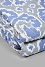 Load image into Gallery viewer, Redtag-Blue-Printed-3-Piece-Quilt-Set-(Double-Size)-Colour:Blue,-Filter:Home-Bedroom,-HMW-BED-Quilts,-New-In,-New-In-HMW-BED,-Non-Sale,-S22B,-Section:Homewares-Home-Bedroom-