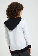 تنزيل الصورة على معرض الصور، Redtag-White-Batman-Hooded-Sweatshirt-Sweatshirts-Boys-2 to 8 Years