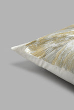 Load image into Gallery viewer, Redtag-Gold-Sun-Rays-Embriodery-Velvet-Cushion-Cushions-Home-Bedroom-