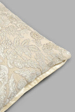 Load image into Gallery viewer, Redtag-Beige-Floral-Velvet-Cushion-Cushions-Home-Bedroom-