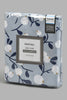 Redtag-Teal-Floral-Printed-Fitted-Sheet-(Double-Size)-Fitted-Sheets-Home-Bedroom-