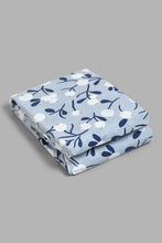 Load image into Gallery viewer, Redtag-Teal-Floral-Printed-Fitted-Sheet-(King-Size)-Fitted-Sheets-Home-Bedroom-