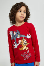Load image into Gallery viewer, Redtag-Red-Tom-&-Jerry-Character-T-Shirt-Character-Boys-2 to 8 Years
