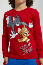 Load image into Gallery viewer, Redtag-Red-Tom-&-Jerry-Character-T-Shirt-Character-Boys-2 to 8 Years