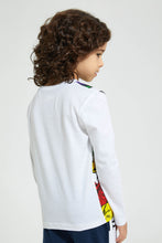 Load image into Gallery viewer, Redtag-White-Marvel-Character-T-Shirt-Character-Boys-2 to 8 Years