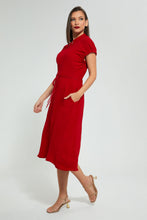 Load image into Gallery viewer, Redtag-Red-Sporty-Dress-Celebrity-Dresses,-Colour:Red,-Filter:Women's-Clothing,-New-In,-New-In-LDC,-Non-Sale,-S22A,-Section:Women-Women's-