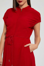 Load image into Gallery viewer, Redtag-Red-Sporty-Dress-Celebrity-Dresses,-Colour:Red,-Filter:Women's-Clothing,-New-In,-New-In-LDC,-Non-Sale,-S22A,-Section:Women-Women's-