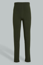 تنزيل الصورة على معرض الصور، Redtag-Olive-Basic-Legging-Leggings-Senior-Girls-9 to 14 Years