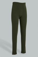 تنزيل الصورة على معرض الصور، Redtag-Olive-Basic-Legging-Leggings-Senior-Girls-9 to 14 Years