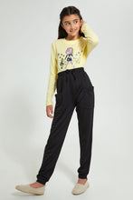 تنزيل الصورة على معرض الصور، Redtag-Yellow-L/S-Graphic-T-Shirt-Long-Sleeves-Senior-Girls-9 to 14 Years