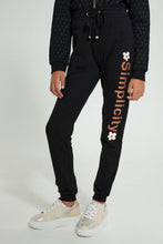 Load image into Gallery viewer, Redtag-Black-Basic-Track-Pant-Joggers-Senior-Girls-9 to 14 Years