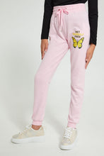 Load image into Gallery viewer, Redtag-Lt-Pink-Basic-Track-Pant-Joggers-Senior-Girls-9 to 14 Years