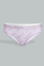 Load image into Gallery viewer, Redtag-Lilac-Printed-Brazillian-Brief-With-Elastic-Briefs-Brazilian-Women's-