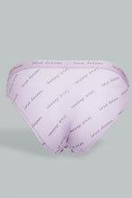 Load image into Gallery viewer, Redtag-Lilac-Printed-Brazillian-Brief-With-Elastic-Briefs-Brazilian-Women's-