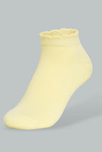 Load image into Gallery viewer, Redtag-Assorted-Plain-Ankle-Socks-Ankle-Length-Women's-