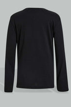 تنزيل الصورة على معرض الصور، Redtag-Black-Camel-Print-Long-Sleeve-Tshirt-All-Over-Prints-Boys-2 to 8 Years