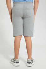 تنزيل الصورة على معرض الصور، Redtag-Grey-Pull-On-Active-Short-Active-Shorts-Senior-Boys-9 to 14 Years