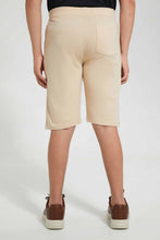 تنزيل الصورة على معرض الصور، Redtag-Beige-Pull-On-Active-Short-Active-Shorts-Senior-Boys-9 to 14 Years