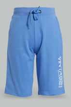 تنزيل الصورة على معرض الصور، Redtag-Blue-Pull-On-Active-Short-Active-Shorts-Senior-Boys-9 to 14 Years