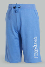 تنزيل الصورة على معرض الصور، Redtag-Blue-Pull-On-Active-Short-Active-Shorts-Senior-Boys-9 to 14 Years