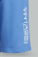 تنزيل الصورة على معرض الصور، Redtag-Blue-Pull-On-Active-Short-Active-Shorts-Senior-Boys-9 to 14 Years