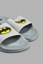 Load image into Gallery viewer, Redtag-Grey-Batman-Character-Slide-Character,-Colour:Grey,-Filter:Men's-Footwear,-Men-Flip-Flops,-New-In,-New-In-Men-FOO,-Non-Sale,-S22A,-Section:Men-Men's-