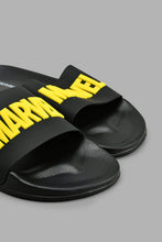 Load image into Gallery viewer, Redtag-Black-Marvel-Character-Slide-Character,-Colour:Black,-Filter:Men's-Footwear,-Men-Flip-Flops,-New-In,-New-In-Men-FOO,-Non-Sale,-S22A,-Section:Men-Men's-