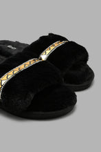 تنزيل الصورة على معرض الصور، Redtag-Black-Slipper-With-Tape-Detail-Colour:Black,-Filter:Women's-Footwear,-New-In,-New-In-Women-FOO,-Non-Sale,-S22A,-Section:Women,-Women-Slippers-Women's-