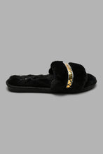 تنزيل الصورة على معرض الصور، Redtag-Black-Slipper-With-Tape-Detail-Colour:Black,-Filter:Women's-Footwear,-New-In,-New-In-Women-FOO,-Non-Sale,-S22A,-Section:Women,-Women-Slippers-Women's-