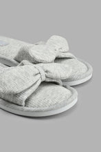 تنزيل الصورة على معرض الصور، Redtag-Grey-Bow-Trim-Slipper-Colour:Grey,-Filter:Women's-Footwear,-New-In,-New-In-Women-FOO,-Non-Sale,-S22A,-Section:Women,-Women-Slippers-Women's-