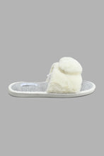 تنزيل الصورة على معرض الصور، Redtag-White-Heart-Trim-Slipper-Colour:White,-Filter:Women's-Footwear,-New-In,-New-In-Women-FOO,-Non-Sale,-S22A,-Section:Women,-Women-Slippers-Women's-