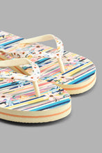 تنزيل الصورة على معرض الصور، Redtag-Assorted-Printed-Upper-And-Sock-Matching-Flip-Flop-Colour:Beige,-Filter:Women's-Footwear,-New-In,-New-In-Women-FOO,-Non-Sale,-S22A,-Section:Women,-Women-Flip-Flops-Women's-