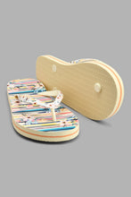 تنزيل الصورة على معرض الصور، Redtag-Assorted-Printed-Upper-And-Sock-Matching-Flip-Flop-Colour:Beige,-Filter:Women's-Footwear,-New-In,-New-In-Women-FOO,-Non-Sale,-S22A,-Section:Women,-Women-Flip-Flops-Women's-