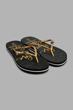 Load image into Gallery viewer, Redtag-Gold-Love-Slogan-Flip-Flop-Colour:Gold,-Filter:Women's-Footwear,-New-In,-New-In-Women-FOO,-Non-Sale,-S22A,-Section:Women,-Women-Flip-Flops-Women's-