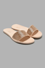 Load image into Gallery viewer, Redtag-Pink-Diamante-Trim-Jelly-Mule-Colour:pink,-Filter:Women's-Footwear,-New-In,-New-In-Women-FOO,-Non-Sale,-S22A,-Section:Women,-Women-Flip-Flops-Women's-