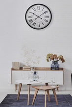 Load image into Gallery viewer, Redtag-Black-Wall-Clock-Colour:Black,-Filter:Home-Decor,-HMW-HOM-Wall-Clock,-New-In,-New-In-HMW-HOM,-Non-Sale,-S22A,-Section:Homewares-Home-Decor-