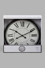 Load image into Gallery viewer, Redtag-Black-Wall-Clock-Colour:Black,-Filter:Home-Decor,-HMW-HOM-Wall-Clock,-New-In,-New-In-HMW-HOM,-Non-Sale,-S22A,-Section:Homewares-Home-Decor-