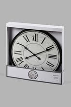 Load image into Gallery viewer, Redtag-Black-Wall-Clock-Colour:Black,-Filter:Home-Decor,-HMW-HOM-Wall-Clock,-New-In,-New-In-HMW-HOM,-Non-Sale,-S22A,-Section:Homewares-Home-Decor-