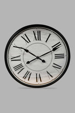 Load image into Gallery viewer, Redtag-Black-Wall-Clock-Colour:Black,-Filter:Home-Decor,-HMW-HOM-Wall-Clock,-New-In,-New-In-HMW-HOM,-Non-Sale,-S22A,-Section:Homewares-Home-Decor-