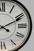 Load image into Gallery viewer, Redtag-Black-Wall-Clock-Colour:Black,-Filter:Home-Decor,-HMW-HOM-Wall-Clock,-New-In,-New-In-HMW-HOM,-Non-Sale,-S22A,-Section:Homewares-Home-Decor-